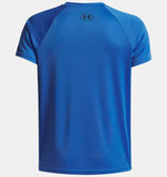 Under Armour Boys' UA Tech™ Hybrid Print Short Sleeve - Blue Atlantis / Royal - 402