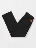 Volcom Mens Workwear Caliper Relaxed Work Pants - Black