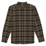 RVCA Mens Caden Plaid Shirt - Black