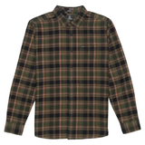 RVCA Mens Caden Plaid Shirt - Black