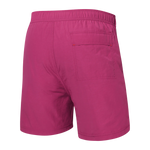 Saxx Mens Go Coastal 5" Swim Short - Magenta
