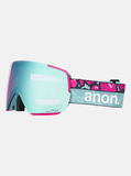 Anon M5S Goggles + Bonus Lens + MFI® Face Mask - Pink Tides