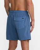 RVCA Mens VA Pigment Elastic Short Trunk 16" - Vintage Navy