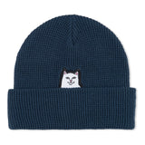 Ripndip Lord Nermal Waffle Knit Beanie - Navy