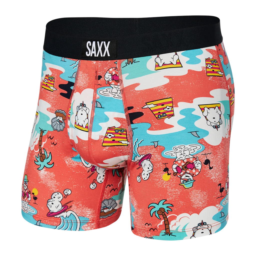 Saxx Ultra Underwear - Snow Days - Hot Coral – Rumors Skate and Snow