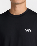 RVCA Mens Sport Vent Short Sleeve Tee - Black