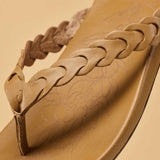 OluKai Women's Lei Leather Sandals - Tan
