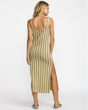 RVCA Womens Willow Tank Dress - Eucalyptus
