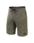 Saxx Land To Sand 2N1 Hybrid 9" Short - Quicksand Camo- Green Heather