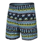 Saxx Mens Go Coastal 5" Swim Short - Pina Stripe - Black Multi