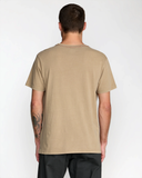 RVCA Mens PTC 2 Pigment Short Sleeve Tee - Coyote