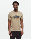 Tentree Mens Love Flourishes T-Shirt -  Khaki Cypress