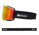 Dragon R1 OTG Snow Goggle with Lumalens Red Ion + Light Rose - Black