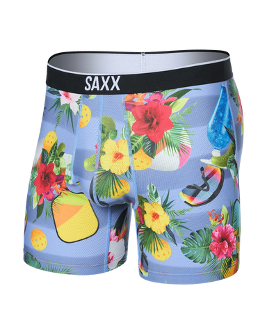 Saxx Volt Breathable Mesh Underwear - Pickleball Stripe - Blue