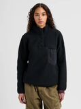 Burton Women's Cinder Fleece Pullover - True Black