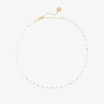 Pura Vida Tube Bead Choker Necklace ~ Gold