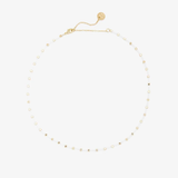 Pura Vida Tube Bead Choker Necklace ~ Gold