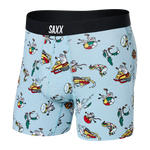 Saxx Vibe Underwear - Totally Tubular- Fog Blue