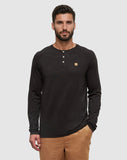 Tentree Mens Baker TreeBlend Classic Longsleeve - Meteorite Black