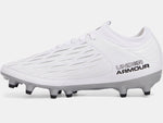 Under Armour Kids UA Magnetico Select 4 FG Jr. Soccer Cleats - White/Black - 101