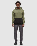 Tentree Mens Howson Hoodie - Deep Olive / Meteorite Black