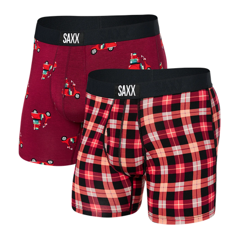 Saxx Ultra 2-Pack Underwear - Special Delivery/Merry Bright