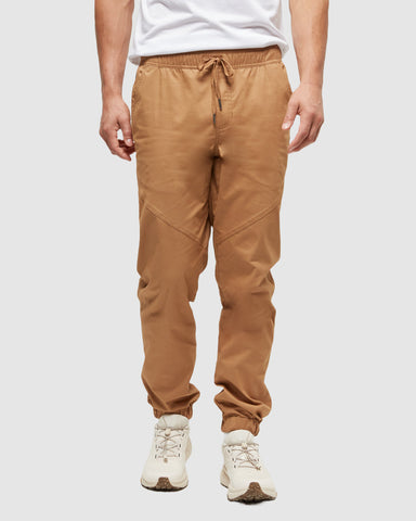 Tentree Mens Stormont Jogger - Camel