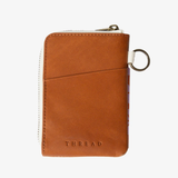 Thread Leather Zipper Wallet - Emmeline