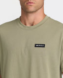 RVCA Mens Icon Short Sleeve Tee - Covert Green