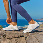 OluKai Womens Huia Slip-On Athletic Shoes - White