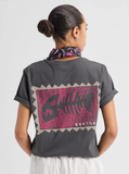 Burton Throwback 1992 Short Sleeve T-Shirt - Gotham Gray