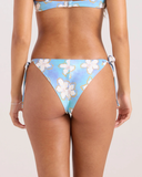Volcom Women's Ocean Haze Tie Cheekini Bikini Bottoms - Aquasky