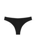 Huha Women's Low Profile Thong Mineral Undies - Black