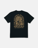 RVCA Mens Palmgrove Short Sleeve Tee - Black