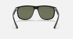 Ray-Ban Boyfriend Sunglasses - Black W/ Dark Green Polar