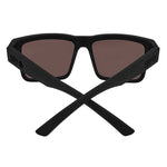 Spy Montana Sunglasses - Soft Matte Black - Happy Boost Polar Ice Blue Mirror