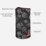 Airhole Airtube Ergo Laser Polar Fleece Facemask - Midnight Rose
