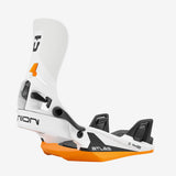 Union Mens Atlas Step On® Men's Snowboard Binding - White/Orange