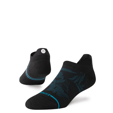 Stance Run Off The Trail Light Tab Socks - Black