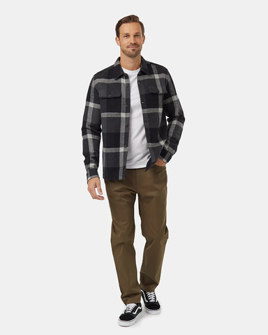 Tentree Mens Heavy Weight Flannel Jacket