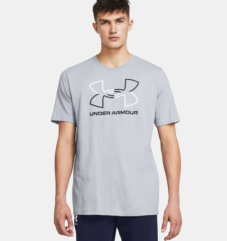 Under Armour Men's UA GL Foundation Short Sleeve - Mod Gray Medium Heather / White - 011