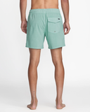 RVCA Mens VA Pigment Elastic Short Trunk 16" - Blue Haze