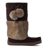 Manitobah Women's WP Snowy Owl Mukluk - Dark Brown
