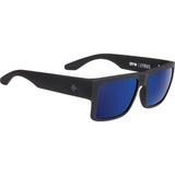 Spy Cyrus Sunglasses - Soft Matte Black - Happy Bronze with Blue Spectra Mirror