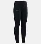 Under Armour Girls' UA Motion Leggings - Black / Jet Gray - 001