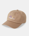 Tentree Mountain Wordmark Peak Hat - Fossil Summer Sand