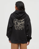 Tentree Womens Understory Oversized Hoodie - Meteorite Black / Warm Oak