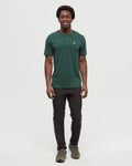 Tentree Mens Baker Henley T-Shirt - Forest Pine