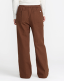 RVCA Womens Latitude Trousers - Chocolate