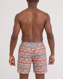 Saxx Mens Sea To Shore 2N1 6" Trunk - Asher Weave - Multi
